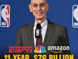 💵记者：亚马逊和NBA的条约每一年⑴⑼.⑶亿美圆 TNT能够告状NBA
